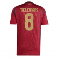 Camisa de time de futebol Bélgica Youri Tielemans #8 Replicas 1º Equipamento Europeu 2024 Manga Curta